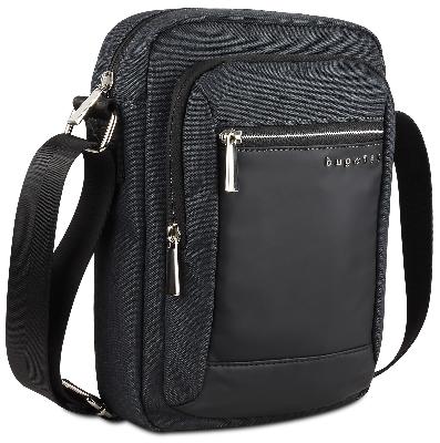 Сумка наплечная мужская BUGATTI Sera, полиэстер, 21х6х26,5 см, 2,5 л
