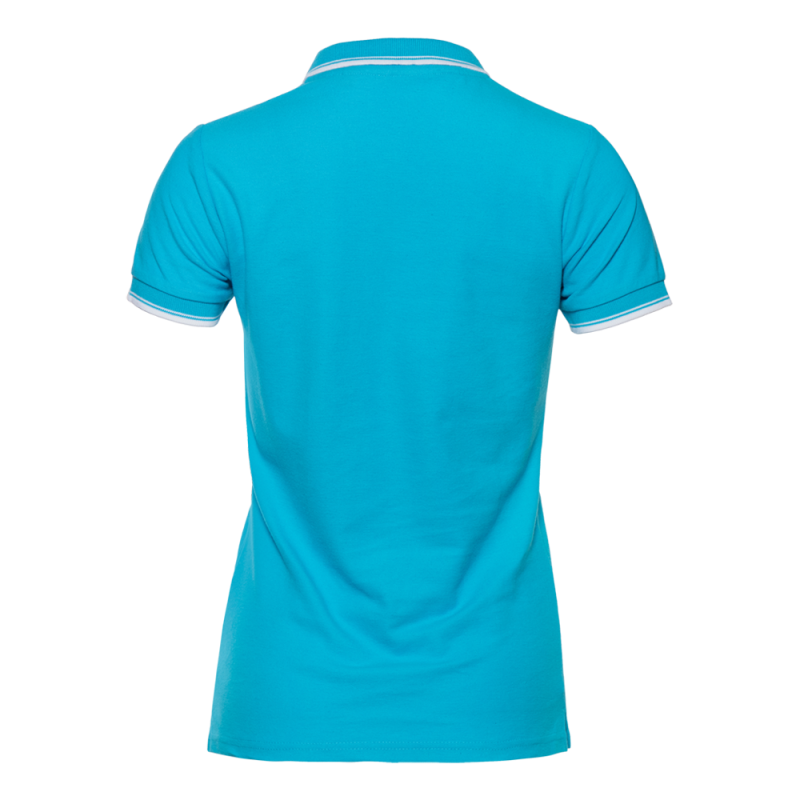 Рубашка поло женская STAN с окантовкой хлопок/полиэстер 185