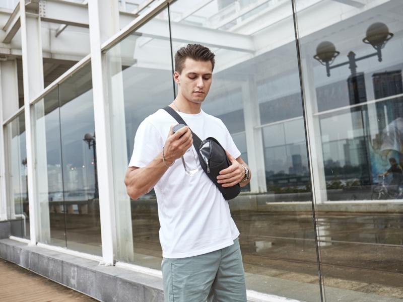 Антикражная сумка на пояс Clickpack