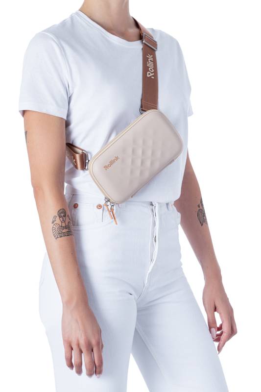 Дорожная сумочка Rollink Mini Bag Tour 21x12x6 см, персиковая