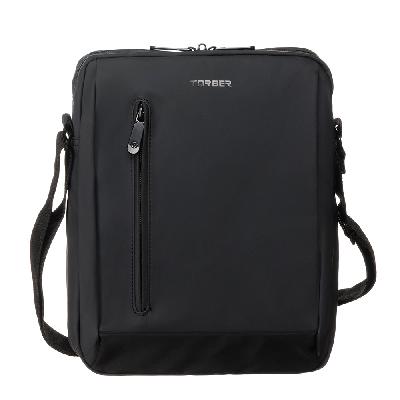 Сумка кроссбоди TORBER, полиуретан, 28х21х6 см