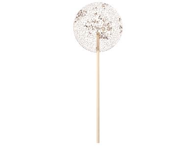 Леденец Круг с посыпкой