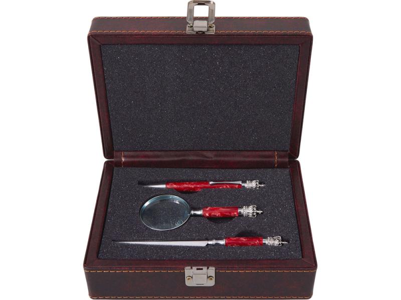 Набор Принц Уэльский: ручка, лупа, нож для бумаг