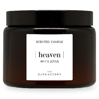 Свеча ароматическая the olphactory, heaven, white lotus, 60 ч