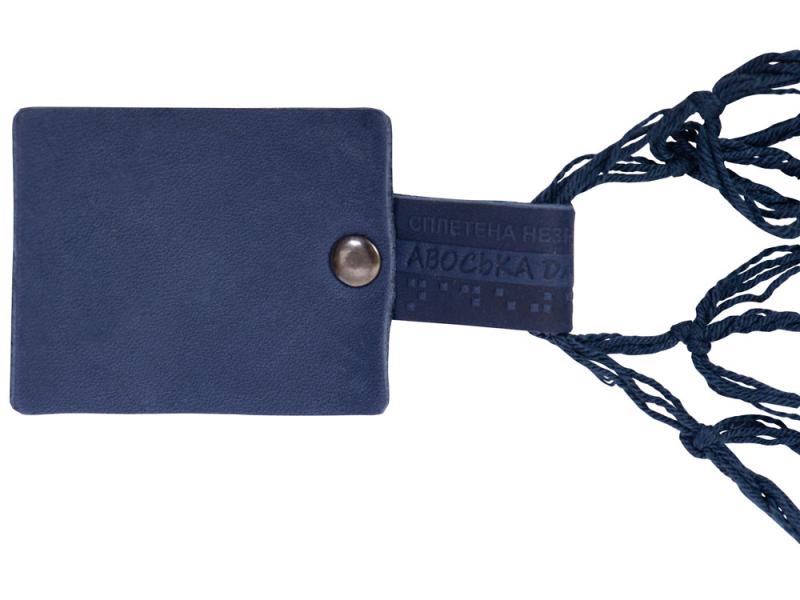 Авоська Dream из натурального хлопка с кожаными ручками, 15 л