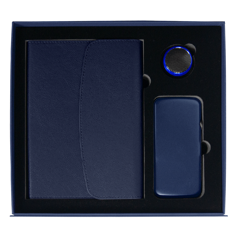 Набор подарочный Solution Prestige Trio (ежедневник в суперобложке, колонка, внешний аккумулятор)