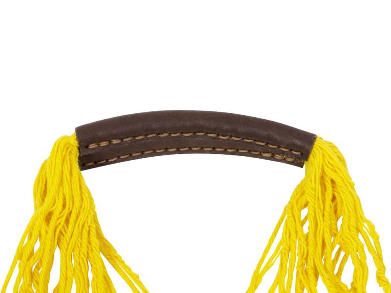 Авоська Dream из натурального хлопка с кожаными ручками, 15 л