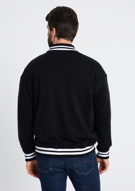 Бомбер унисекс STAN футер без начеса с контрастом 340