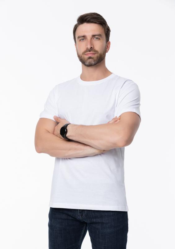 Футболка унисекс STAN, хлопок 150, 51, Белый(10)