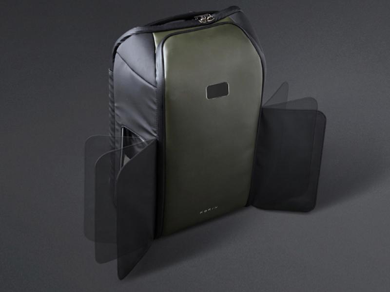 Водостойкий антикражный рюкзак FlipPack для ноутбука 15.6