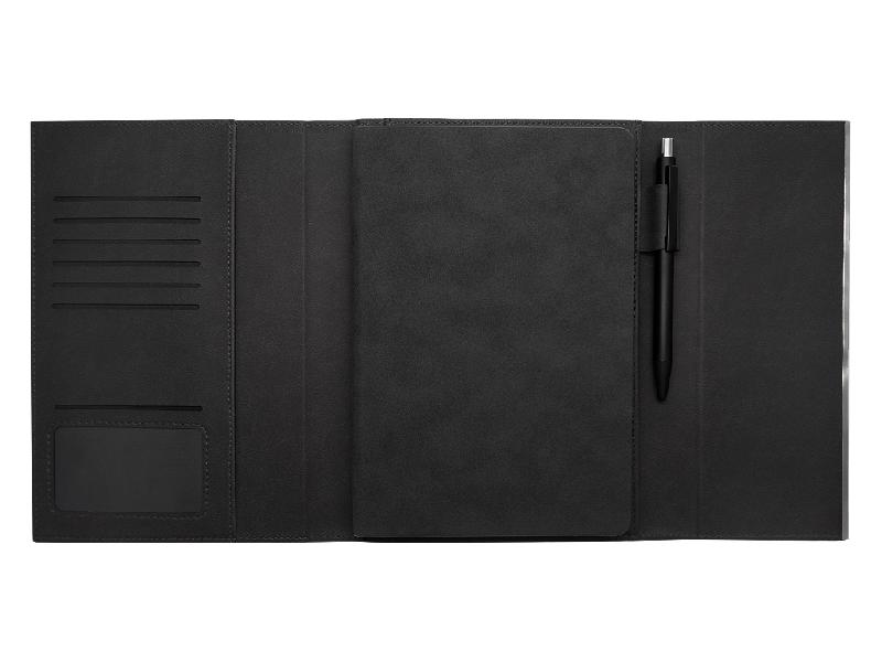 Набор подарочный Solution Prestige Duo (Ежедневник в суперобложке Country Galaxy Nuba A5+, Ручка шариковая матовая Prime)