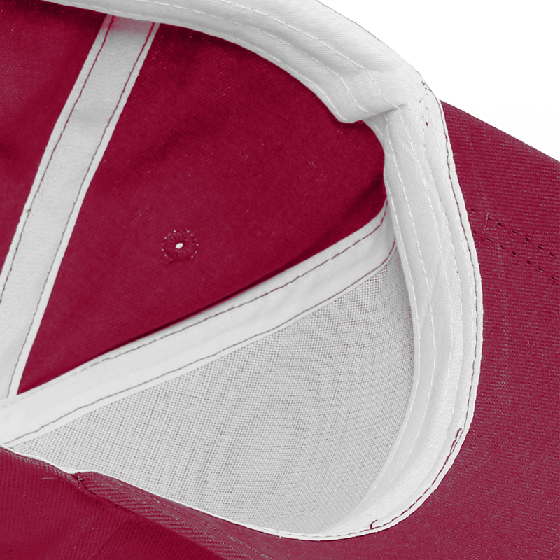 Бейсболка STAN 5 клиньев хлопок,260,112, Бордовый (661)