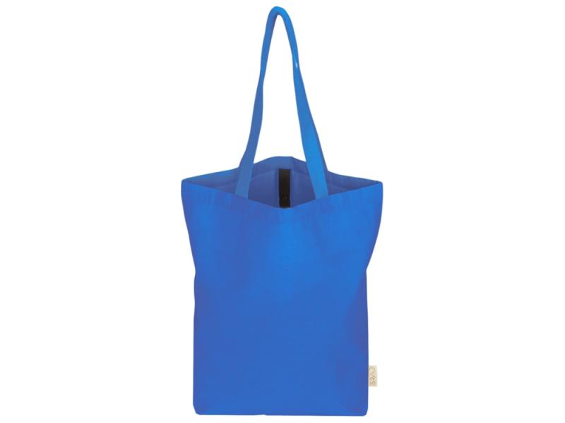 Сумка Fixy из переработанного хлопка 220 г/м2 с фиксирующей лентой