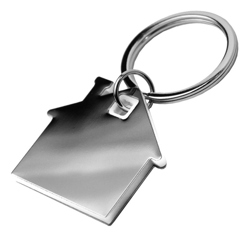 Брелок TONER HAUS, 4,1 x 3,7 x 0,5 см, черный, металл/пластик