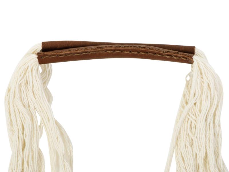 Авоська Dream из натурального хлопка с кожаными ручками, 25 л