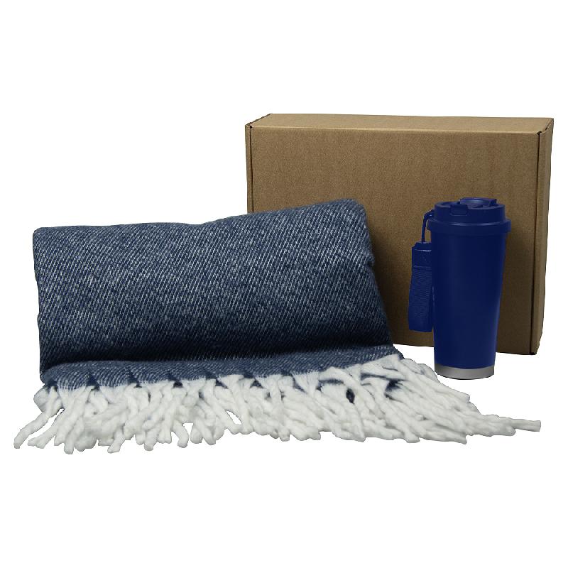 Набор подарочный Solution Duo (плед Super Soft Nature, термокружка  Cosmostar )