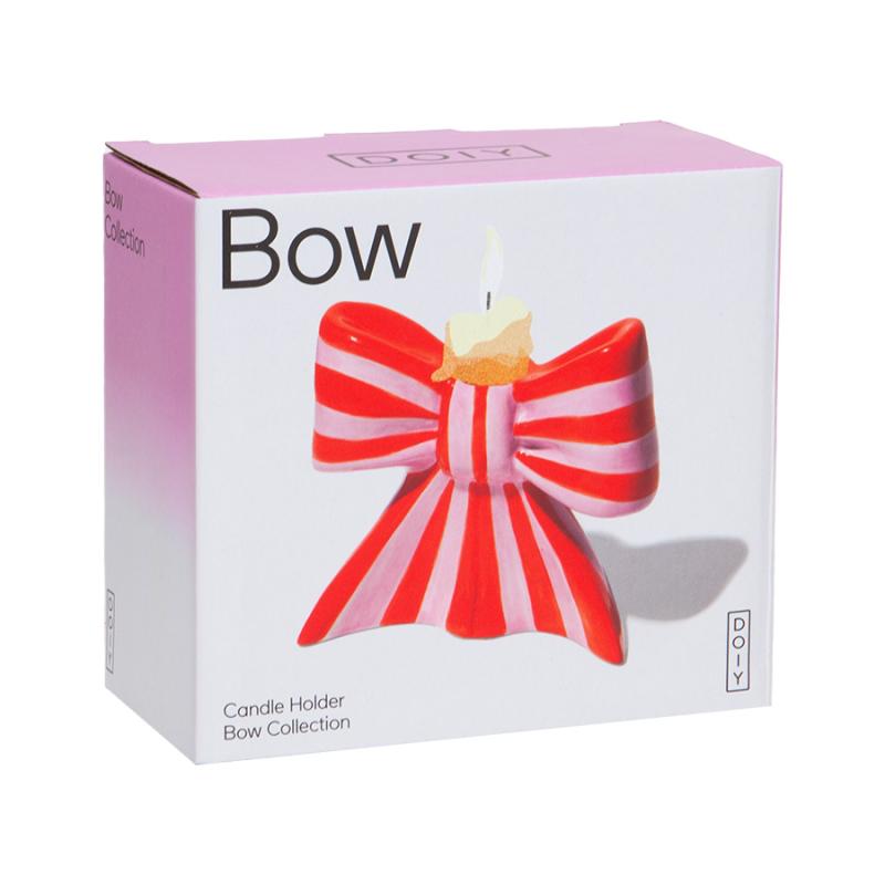 Подсвечник bow, 11х12х5 см, красно