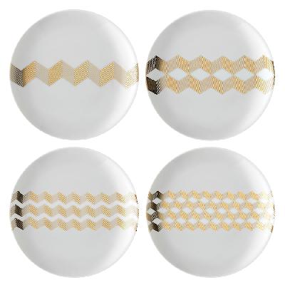 Набор блюдец signature, chevron, D16 см, 4 шт.