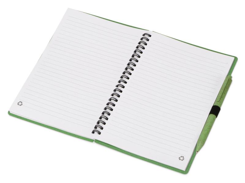 Блокнот А5 Toledo M с обложкой из пшеницы и пластика и шариковой ручкой