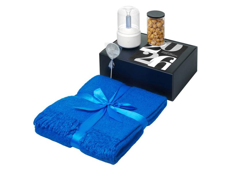 Подарочный набор Re:Snug с пледом, увлажнителем и попкорном