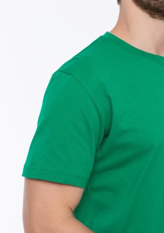Футболка унисекс хлопок 150, 52, Зеленый (30)