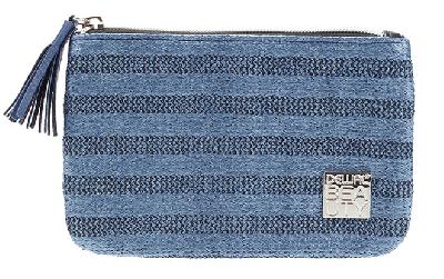 Косметичка Dewal Beauty серия "Рогожка", 20х13,6х1,0