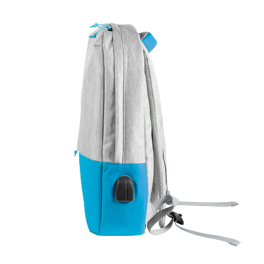 Рюкзак "Beam light",св.серый/голубой, 44х30х10 см, ткань верха: 100% поли-д, под-ка: 100% пол-тер