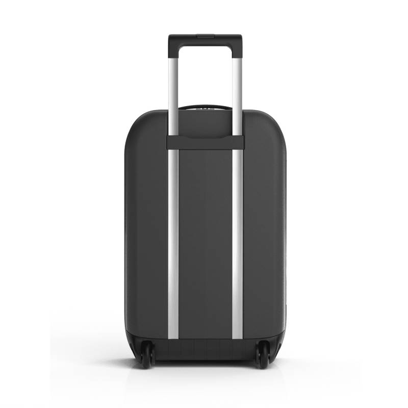 Чемодан складной Rollink Vega II 55x40x20 см, 2 колеса, черный