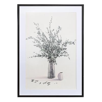 Панно декоративное plant с черной рамой, 50х70 см