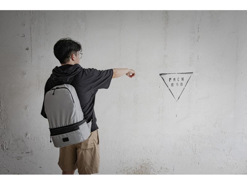 Рюкзак-трансформер 2-в-1 Athletica водостойкий с поясной сумкой из переработанного пластика