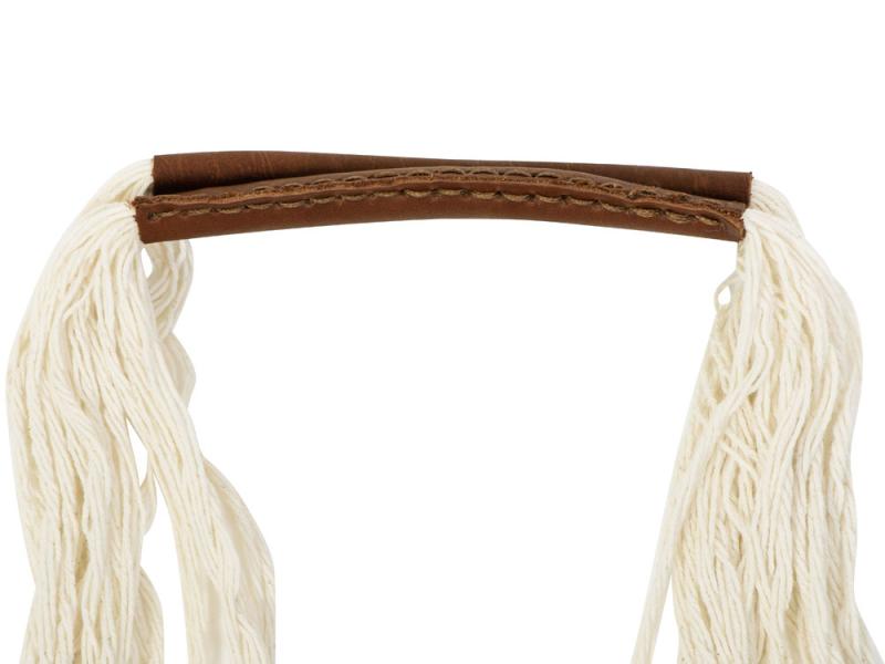 Авоська Dream из натурального хлопка с кожаными ручками, 15 л