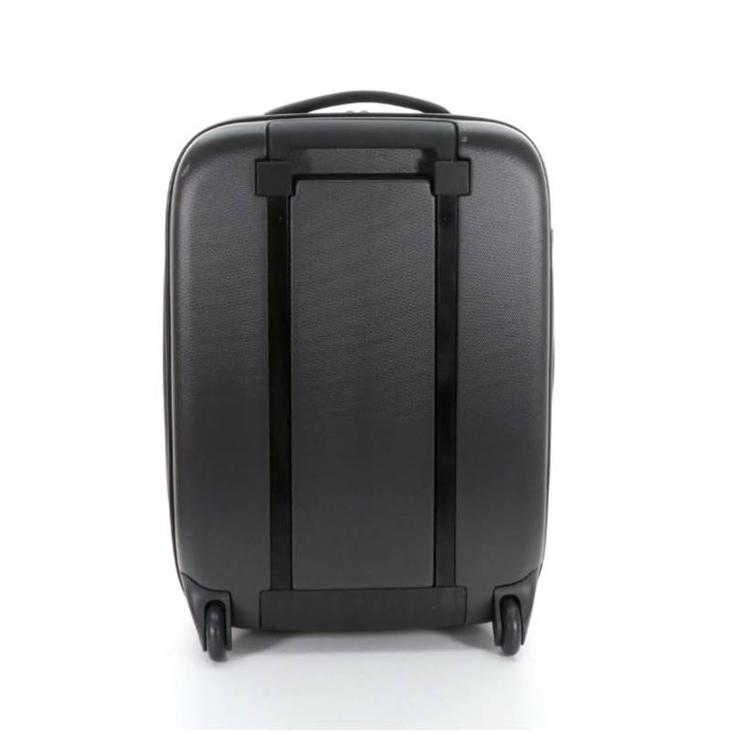 Чемодан складной Rollink Earth 55x40x20 см, 2 колеса, черный/синий