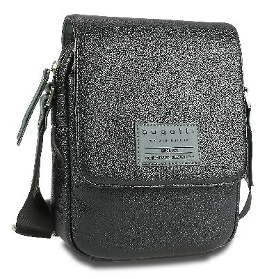 Сумка наплечная BUGATTI Moto D, полиуретан, 18х6х25 см, 2 л