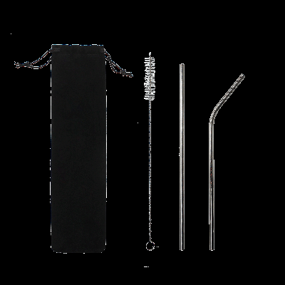 Набор многоразовых трубочек Оnlycofer black