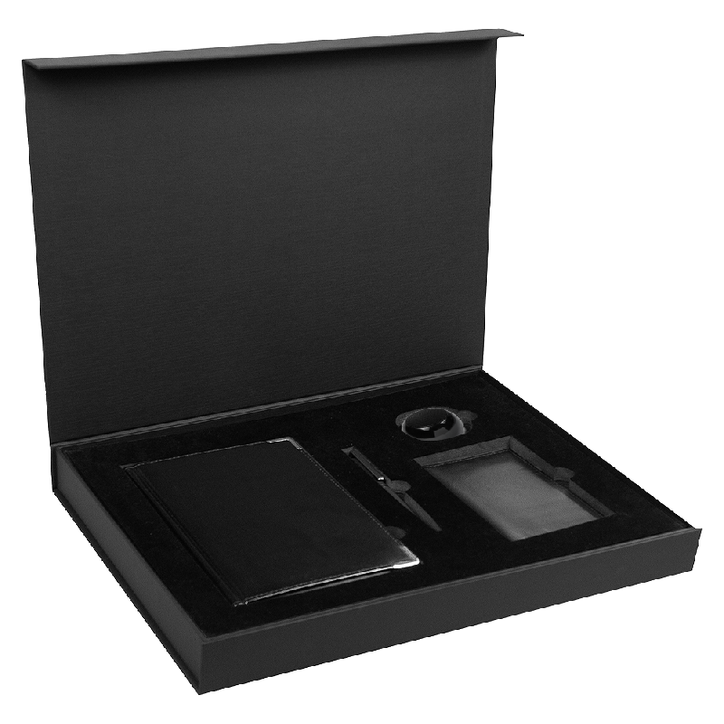 Набор подарочный Solution Prestige Quardo ( ежедневник, колонка, обложка для паспорта, ручка)