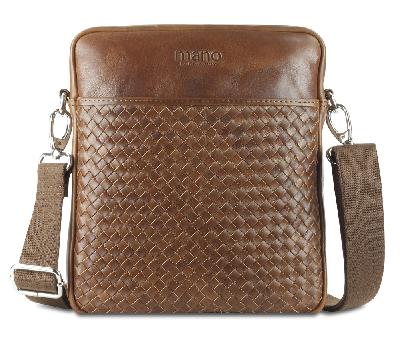 Сумка через плечо Mano "Don Luca", 23 х 26,5 х 4,5 см