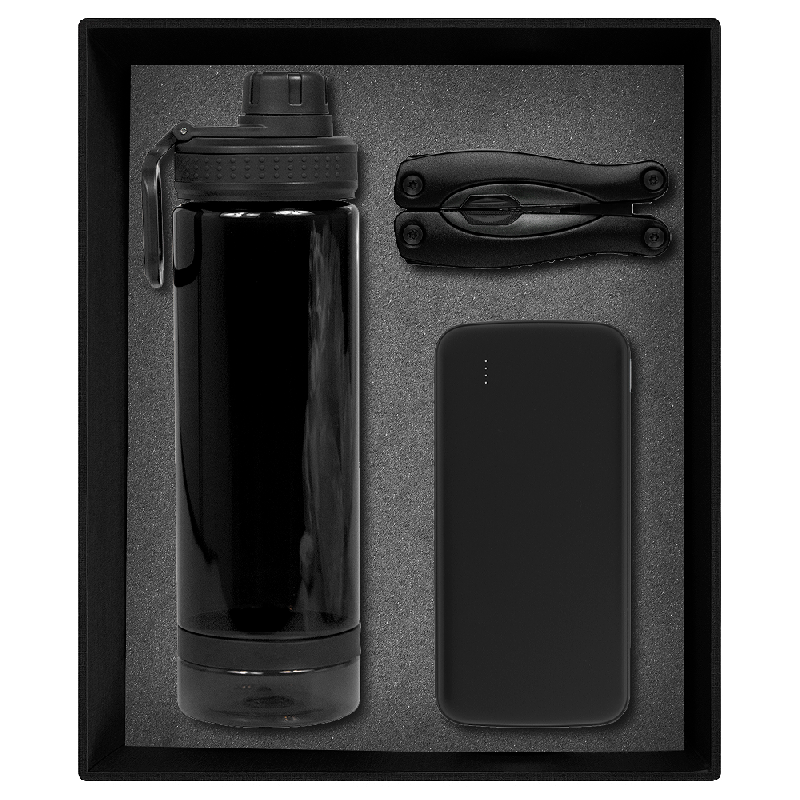 Набор подарочный Solution Prestige Trio (внешний аккумулятор, мультитул, бутылка для воды)