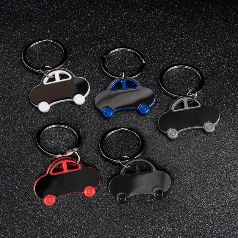 Брелок TONER CAR, 4,2 x 3 x 0,4 см, черный, металл/пластик