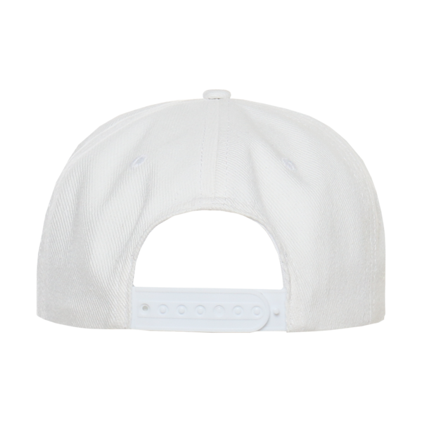 Бейсболка прямой козырёк STAN 5 клиньев хлопок 330,08, Молочный (11)