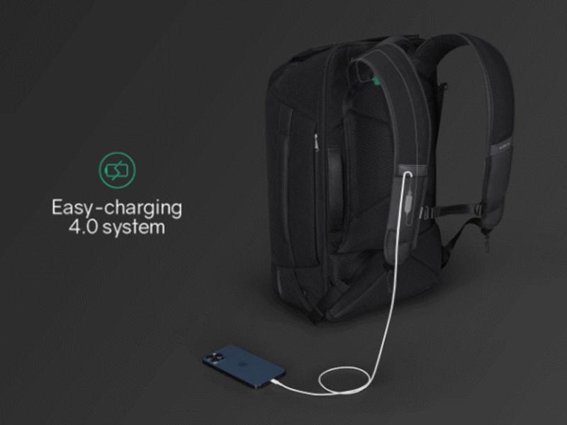 Антикражный рюкзак-трансформер Clickpack Travlo для ноутбука 16