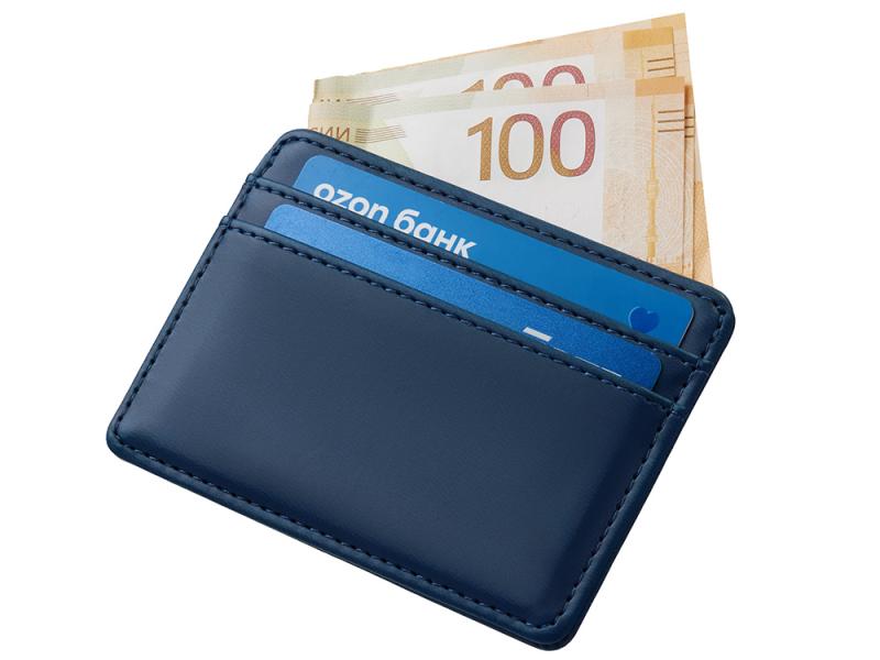 Картхолдер для двух карт и наличных денег с зажимом Crave