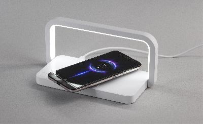 Лампа складная "Smart Light" с беспроводным (10W) зарядным устройством и подставкой для смартфона