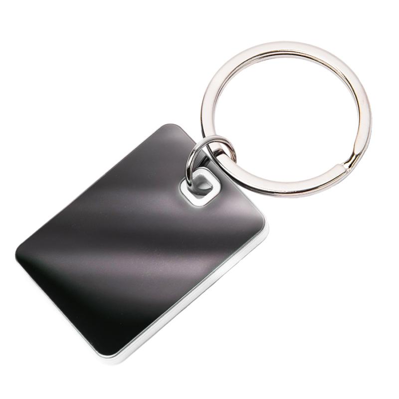 Брелок TONER TONED, 4 x 2,95 x 0,38 см, черный, металл/пластик