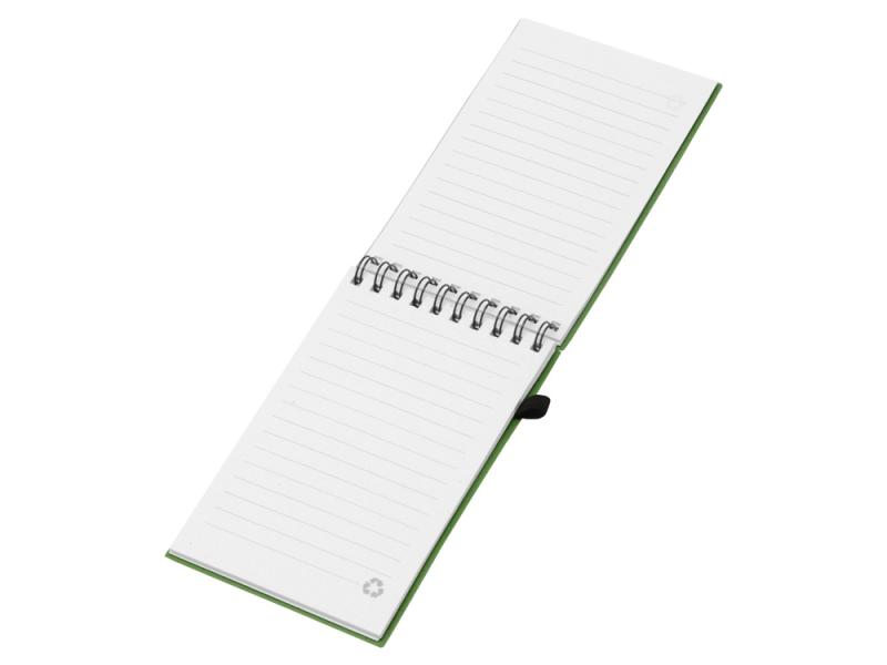 Блокнот Toledo S с шариковой ручкой из пшеницы и пластика