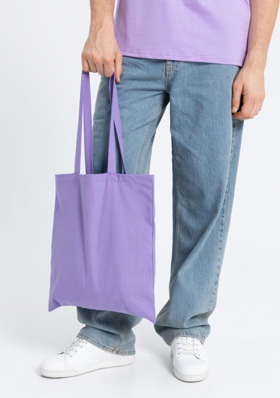 Сумка шопер STAN хлопок 38*42, 200,201, Цифровая лаванда (45)