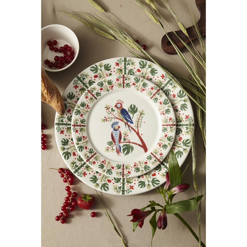 Тарелка parrot из коллекции  of paradise, D21 см