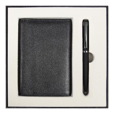 Набор подарочный Solution Superior Duo (Обложка для автодокументов Leather Sun, ручка Attashe)