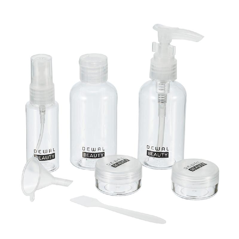 Дорожный набор баночек для путешествий Dewal Beauty, 7пр