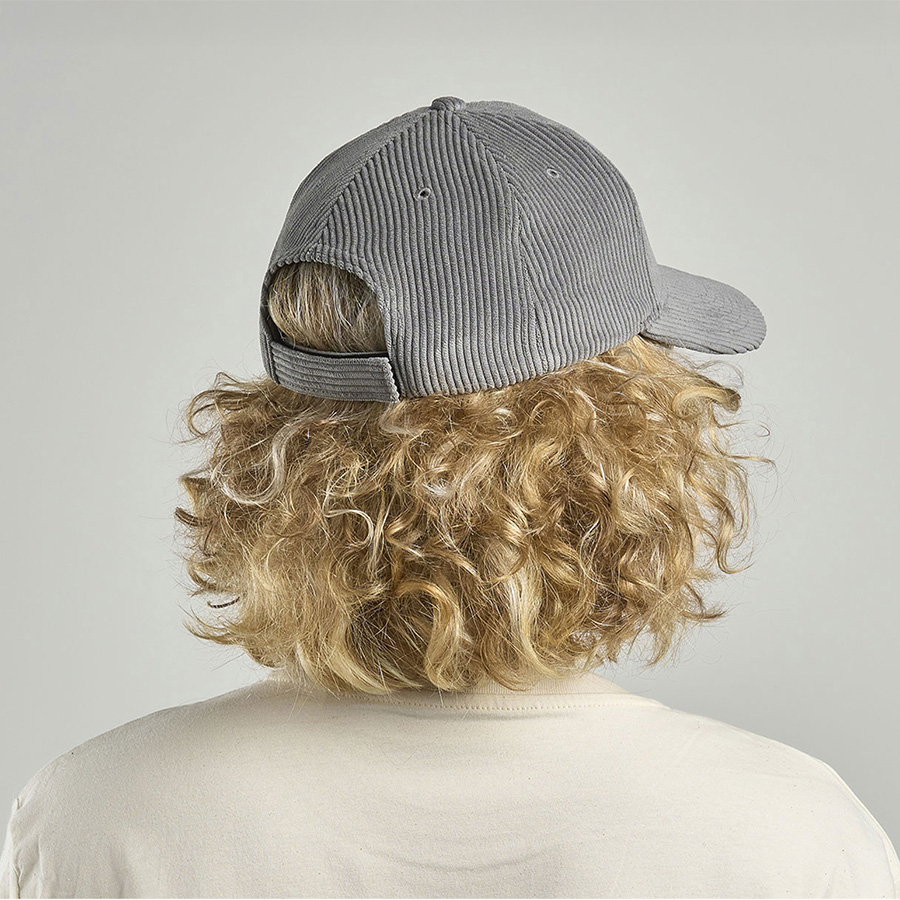 Бейсболка "CORDY-S", заст. на лип. 6 клин,  бежевый, 100% перераб. полиэстер, плотность 230 г/м2