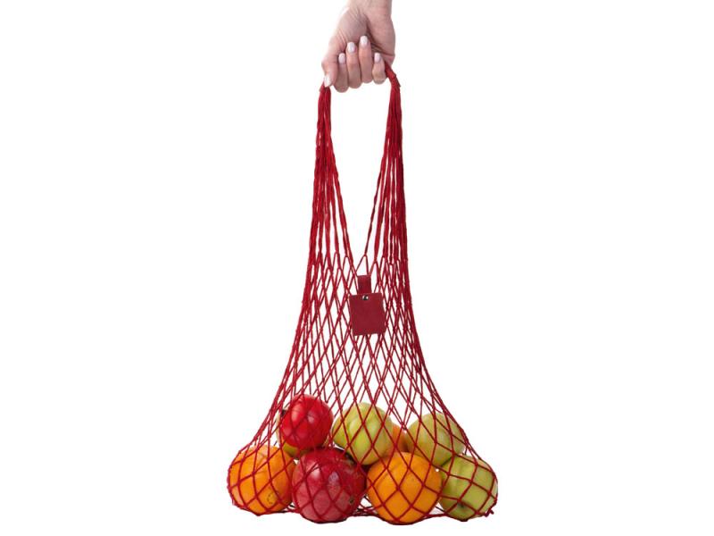 Авоська Dream из натурального хлопка с кожаными ручками, 25 л